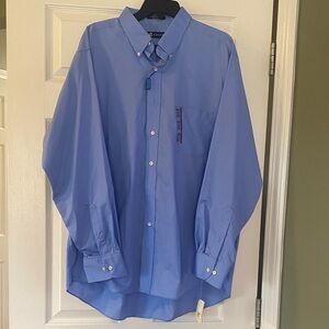 Chaps Classic Blue Dress Shirt